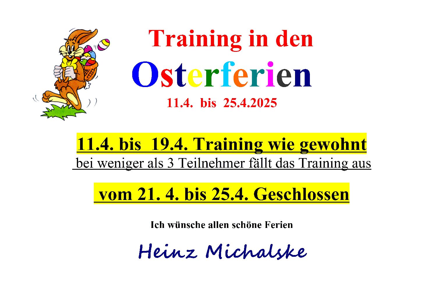 Osterferien